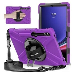 Samsung Galaxy Tab S10+ S9 Ultra S9 FE A9+ Rotating Shockproof Carry Tablet Case